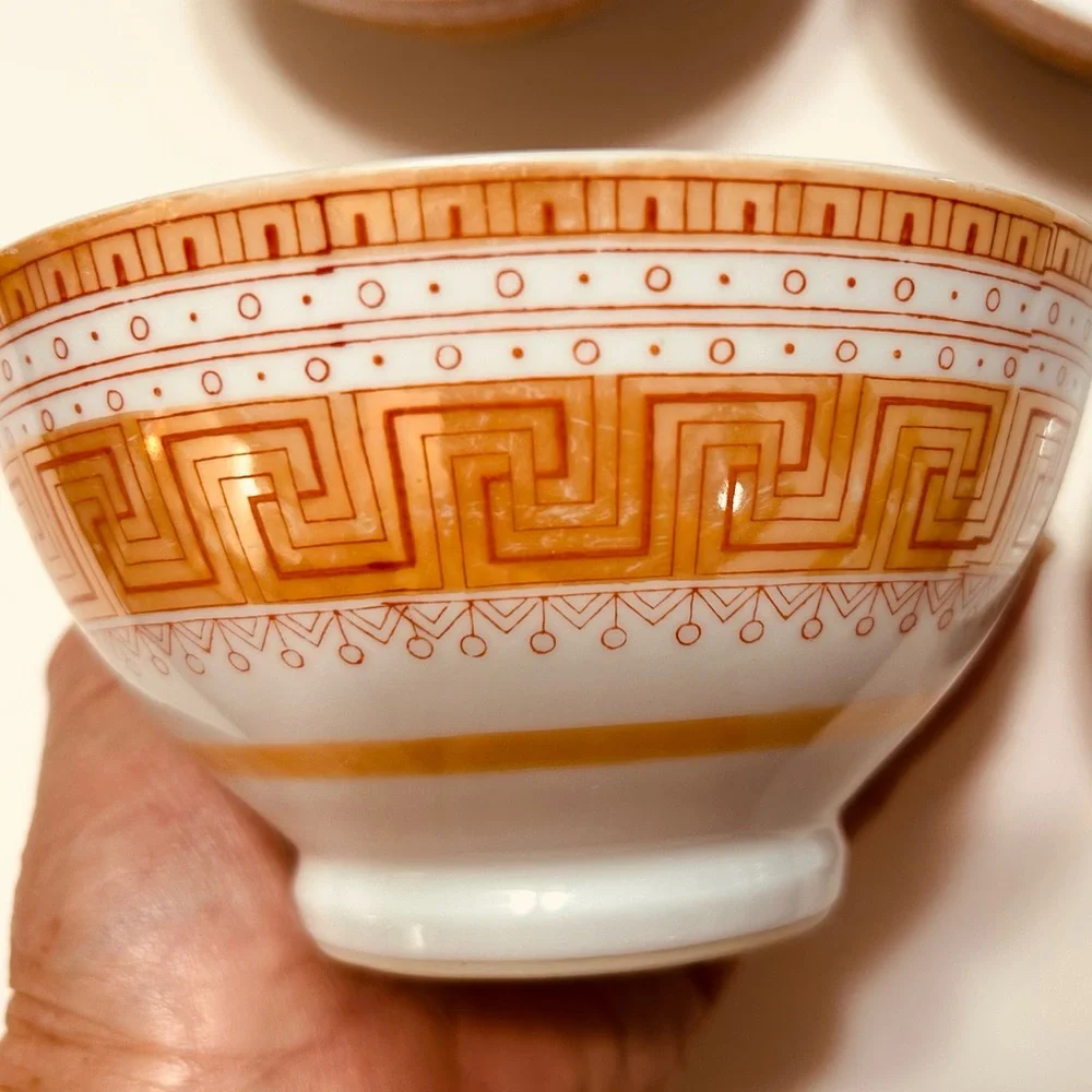 Vintage Bowls Liling Chinese Rice Bowls set of 4 5”